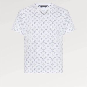 Louis Vuitton Monogram White Tee